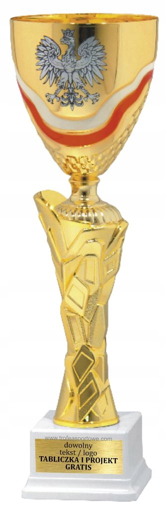 Skvělý vlastenecký pohár Národní symboly Polský 43 cm Gravírování Bonus