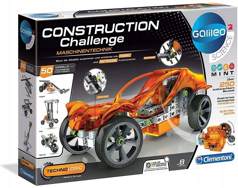 Clementoni klocki Galileo Construction Maszyny 69382KF