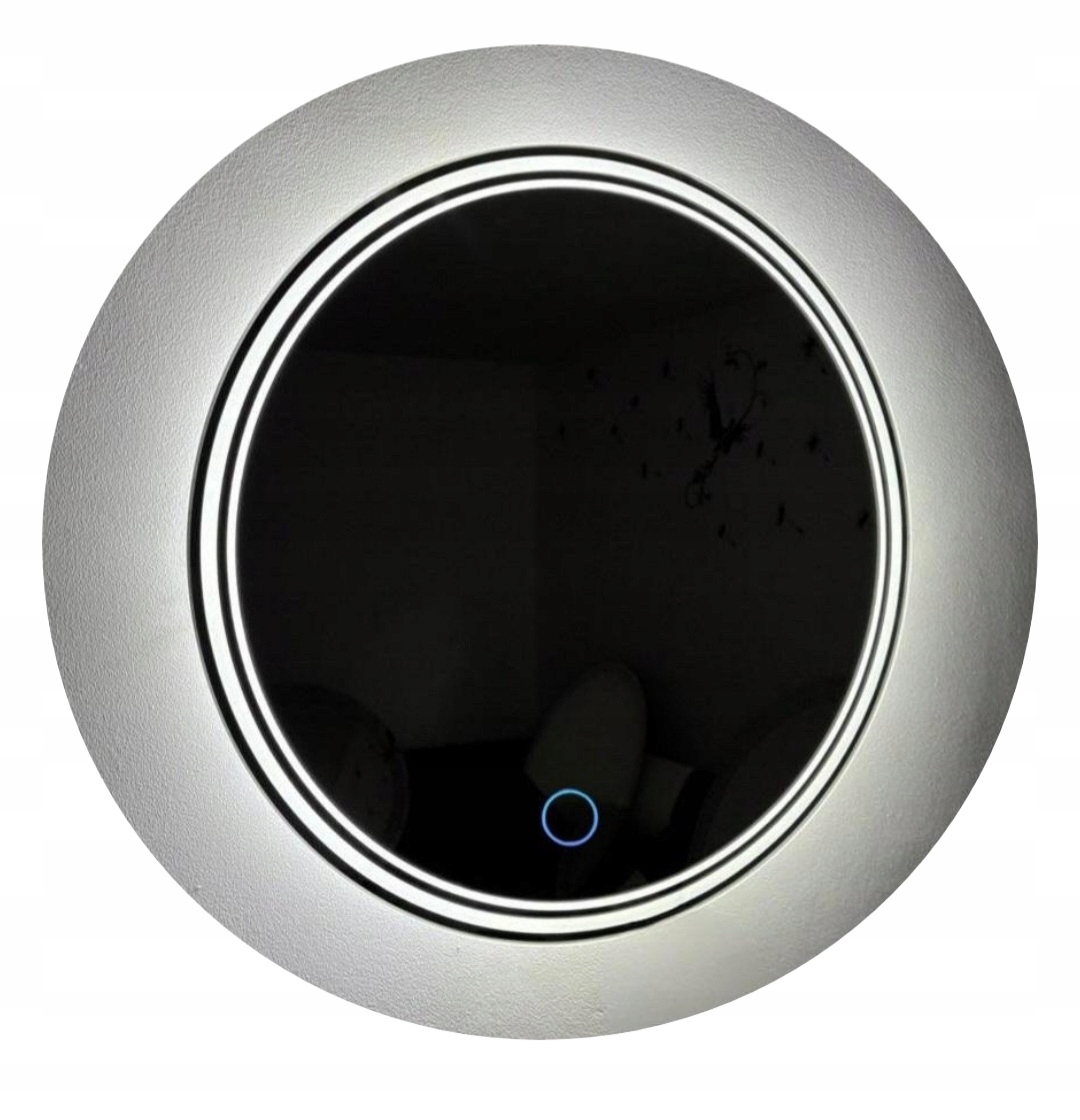 Zrcadlo Kulaté 70CM Led Dotykový Spínač Zrcadlo Koupelnové Led