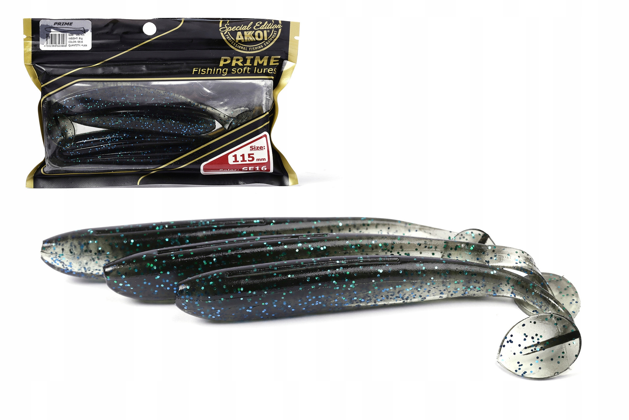 Opakowanie Gum Akkoi Prime 115mm 4 szt SE16