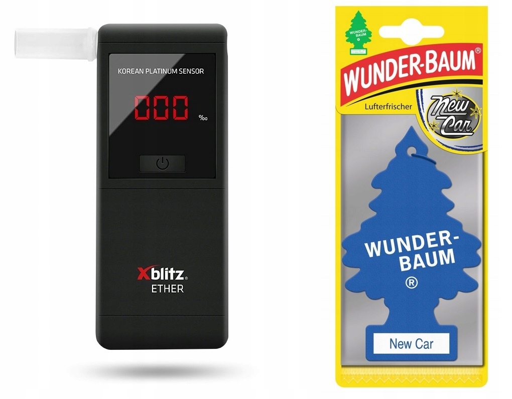 Xblitz Ether Alkohol Tester náustky x5 Wunder-Baum New car
