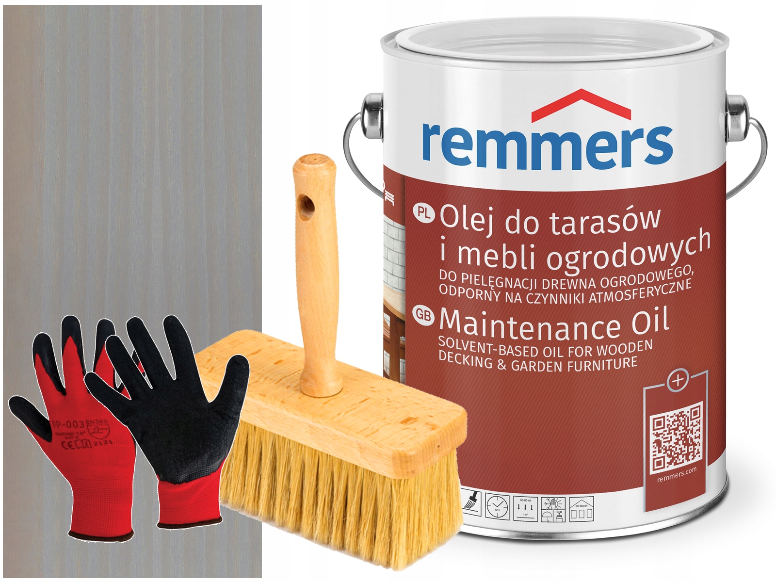 Remmers Pflege-ol olej na terasu Šedý Vodní 10L