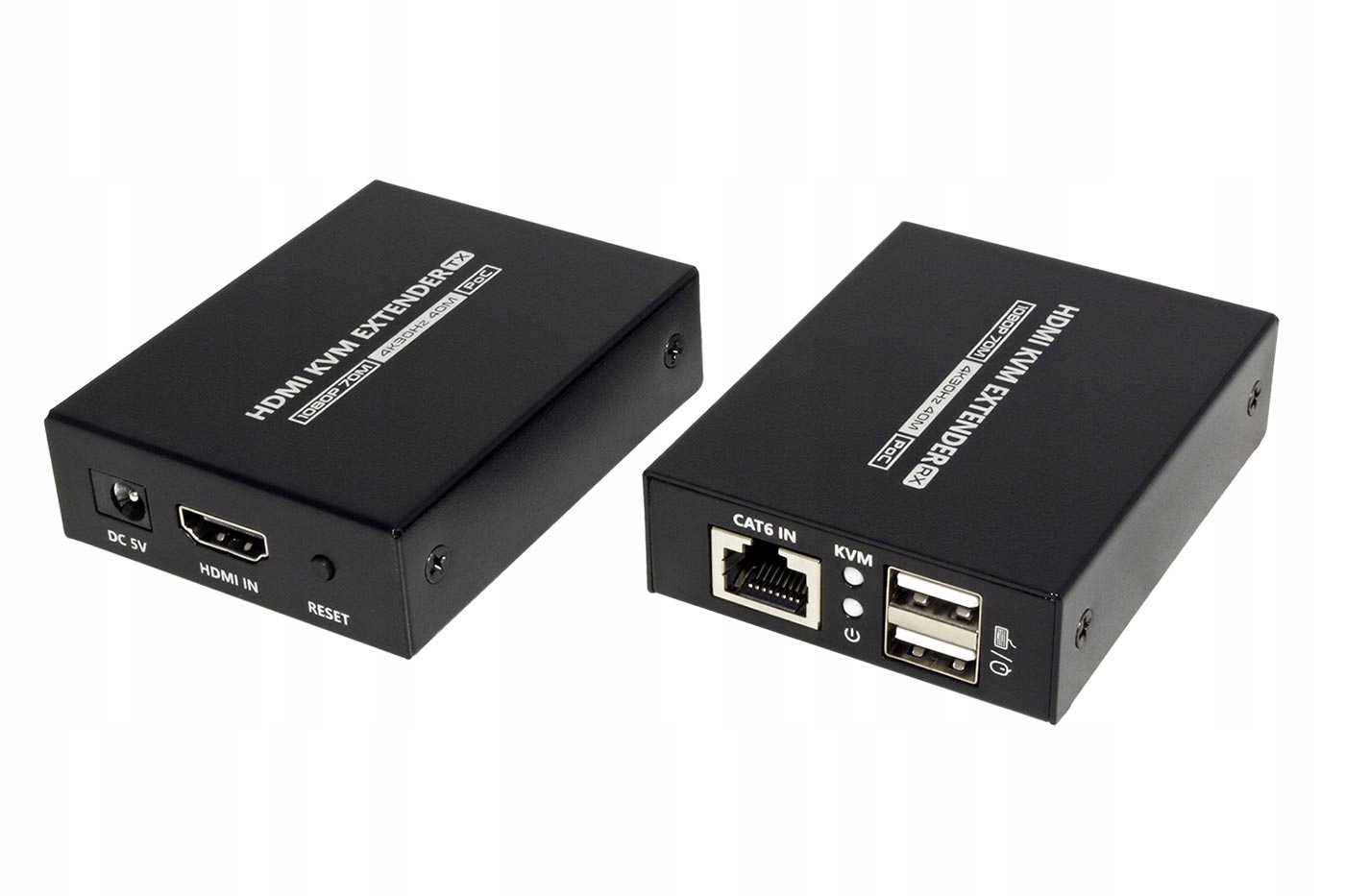 Value Kvm prodlužovací adaptér (usb, Hdmi) přes Tp, 4K@30Hz, až 40m