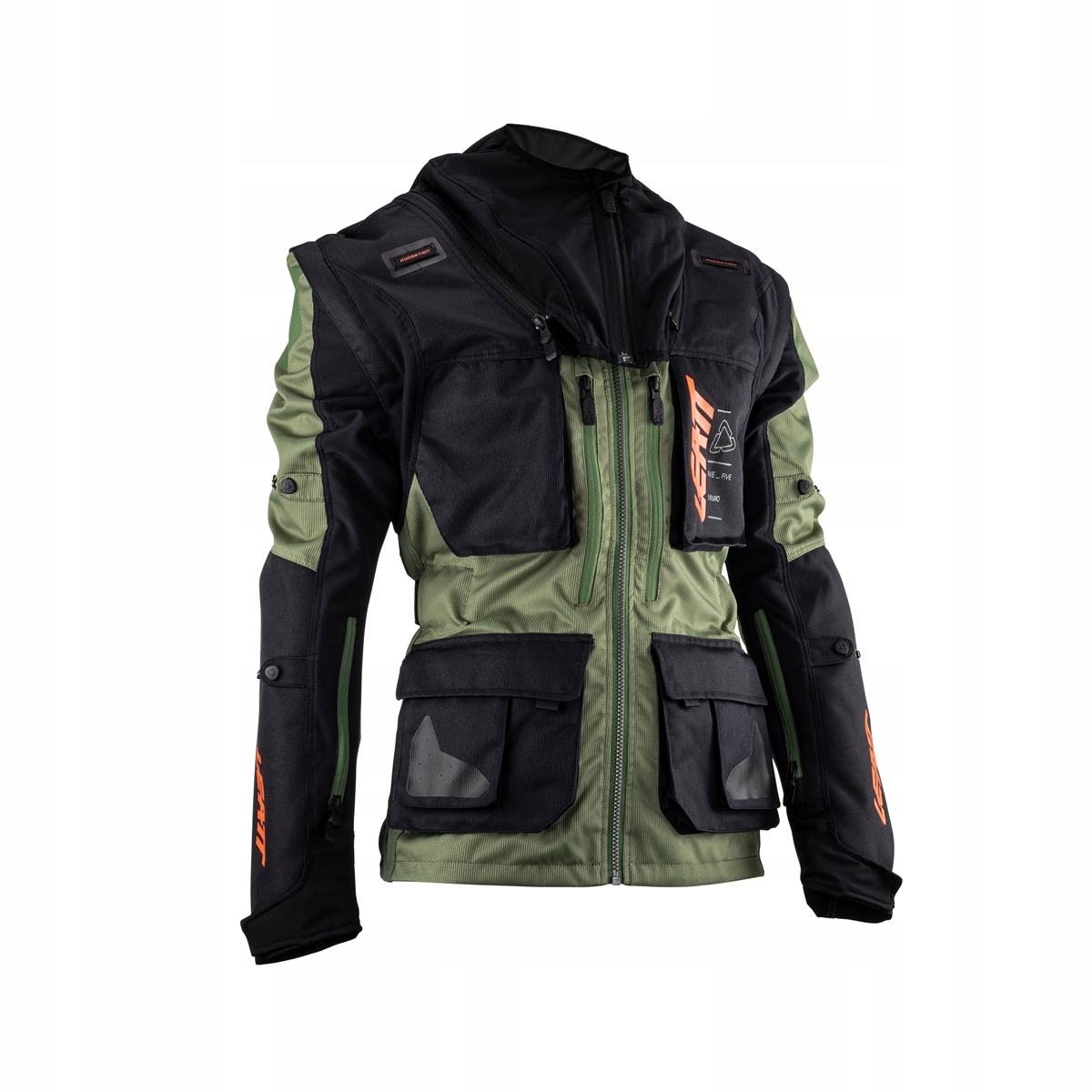 Leatt Bunda Moto 5.5 Enduro Jacket Cactus Farba Čierna/zelená Veľkosť S