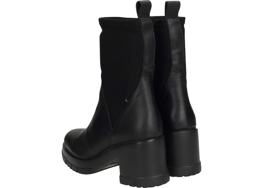 Wonders Botki H-4430 37 Wild/Licra Negro Marka Wonders