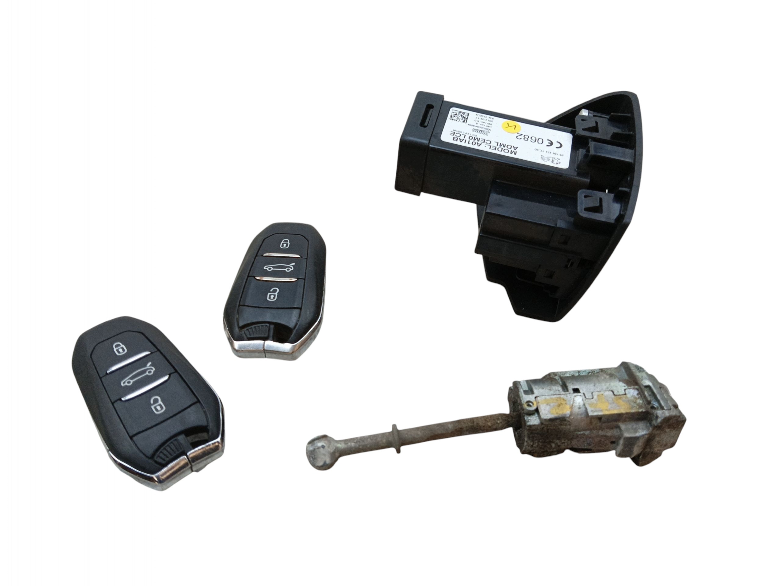 ignition 2X key lock cylinder cup CITROEN DS5 (2011-2015) 9676427477