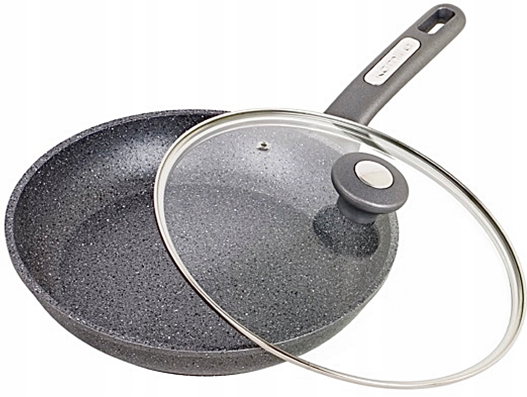 

Patelnia Granitowa Z Pokrywą 28 cm Indukcja