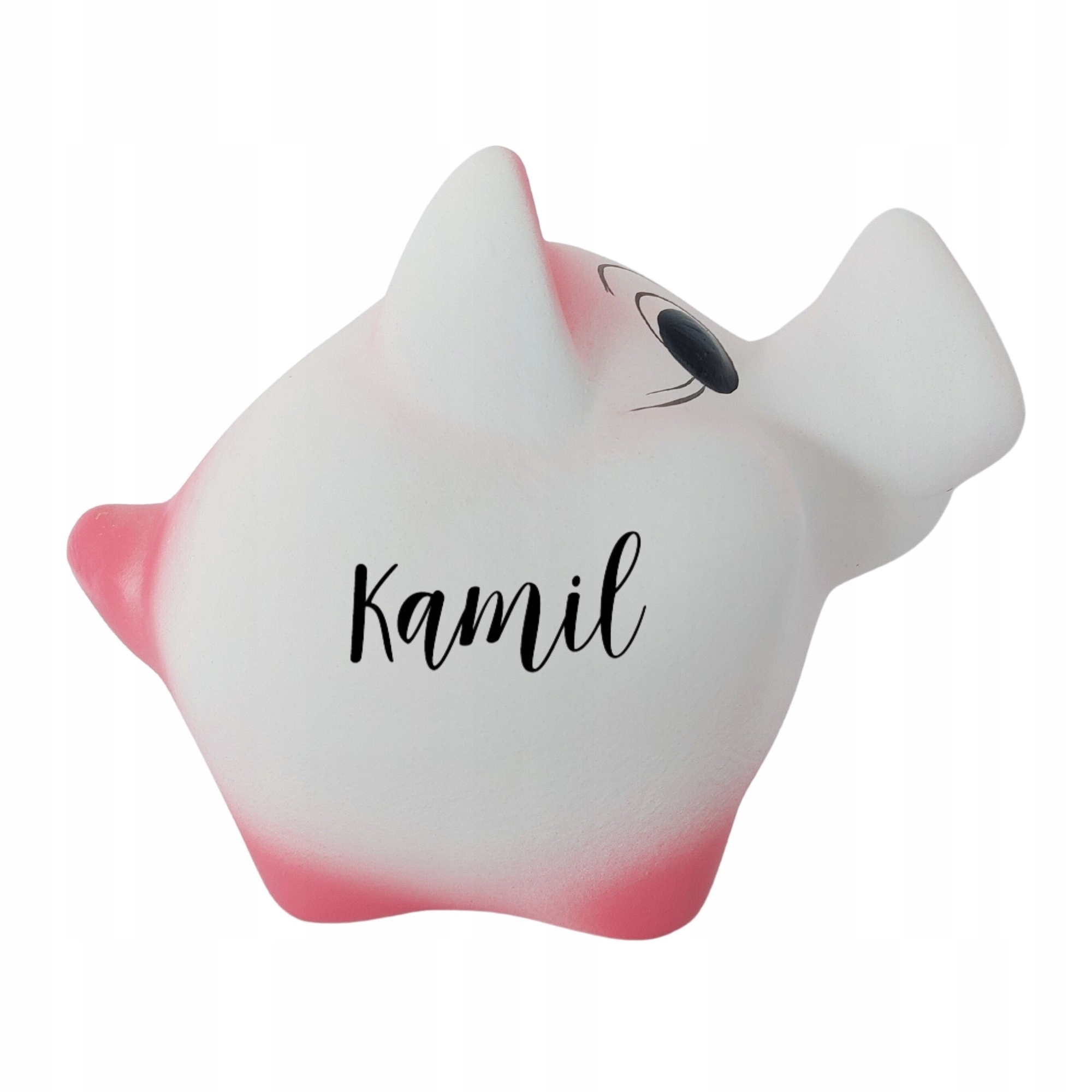 

Skarbonka z imieniem świnka ceramiczna do rozbicia