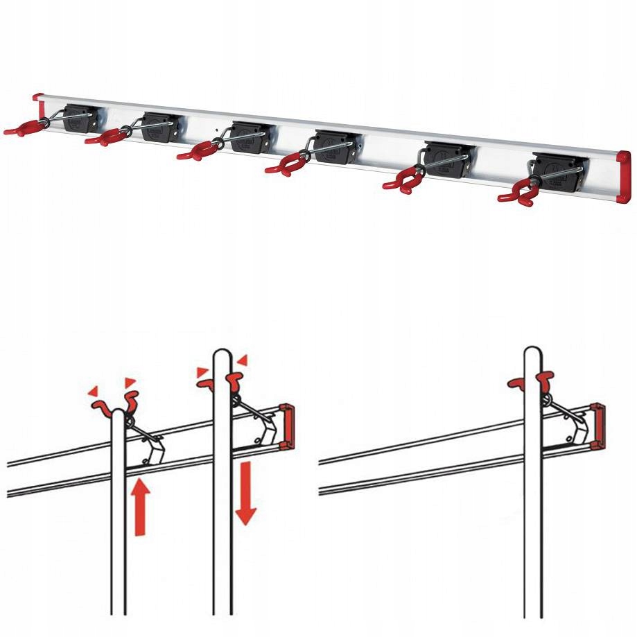

Bruns Wieszak Organizer Narzędzia Ogrodwe 6X 100CM