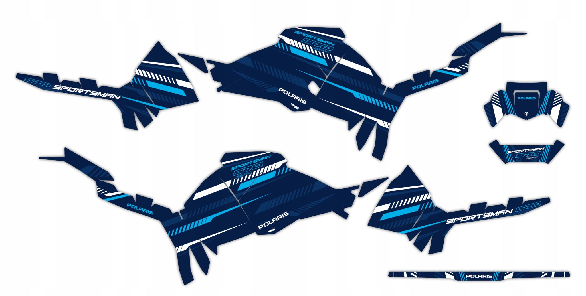 Dýha Samolepky Polaris Sportsman 570 2021+ #9764432