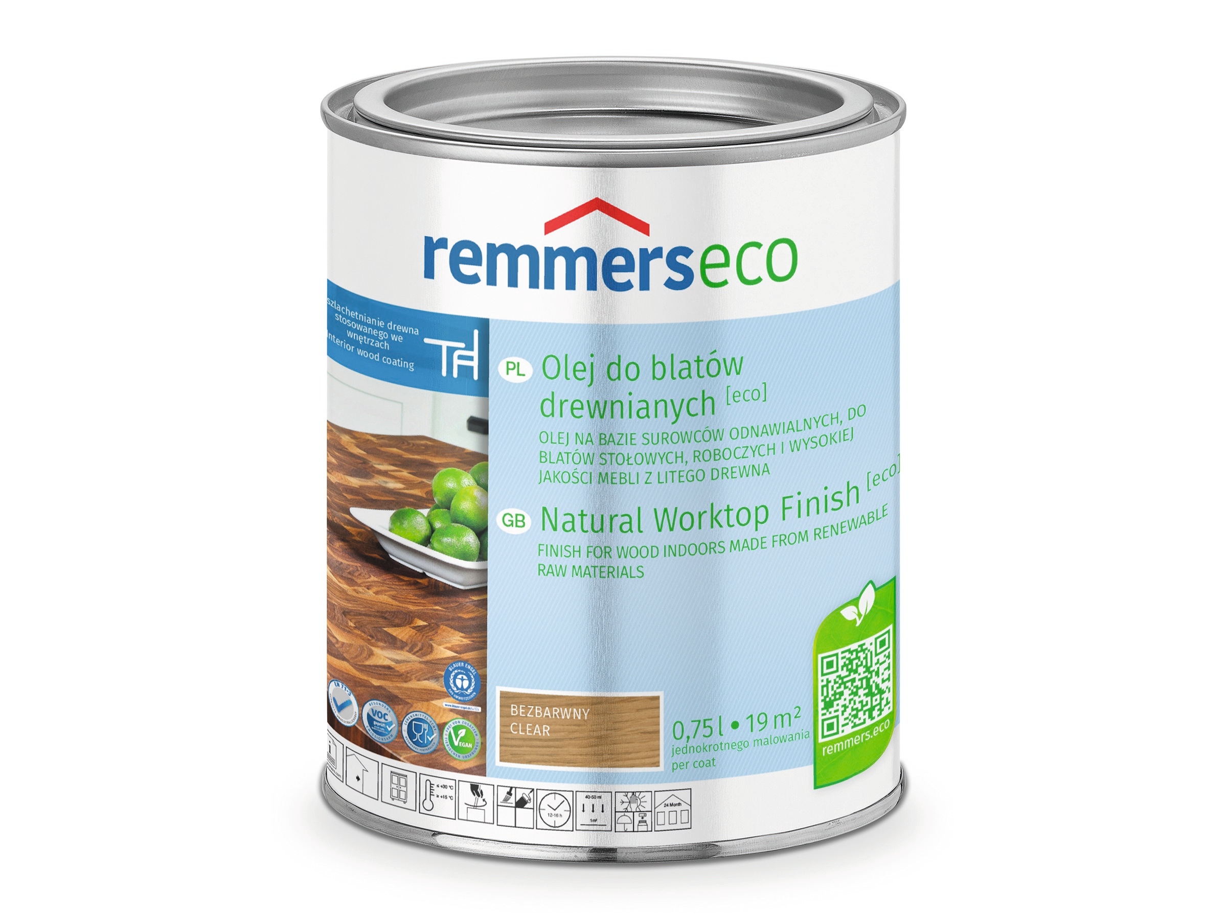 Remmers Arbeitsplatten-ol Olej Na Dřevěné Desky Eco 0,75 L Bezbarvý