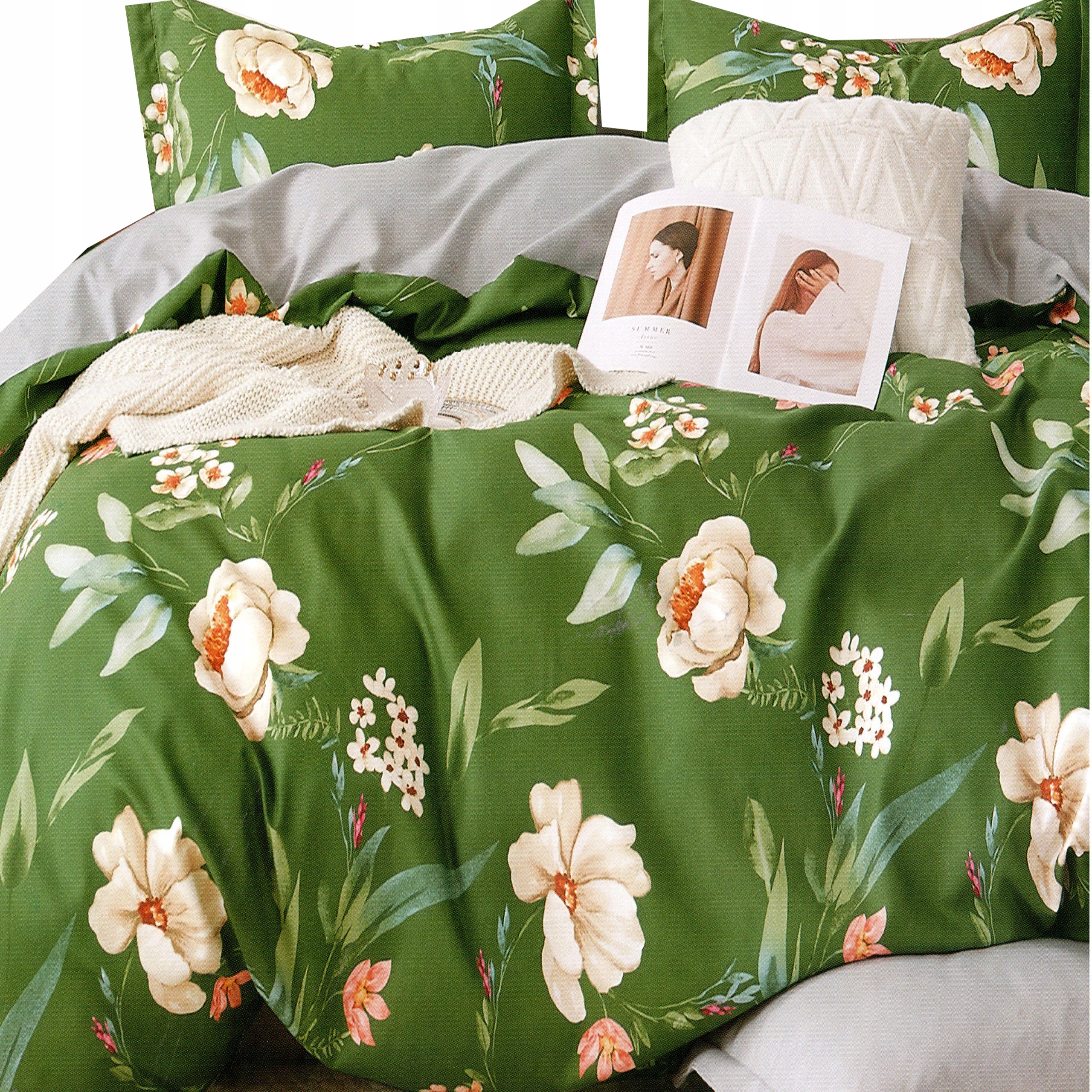 Pościel Flanelowa 2x Poszewka Flanela 200x220