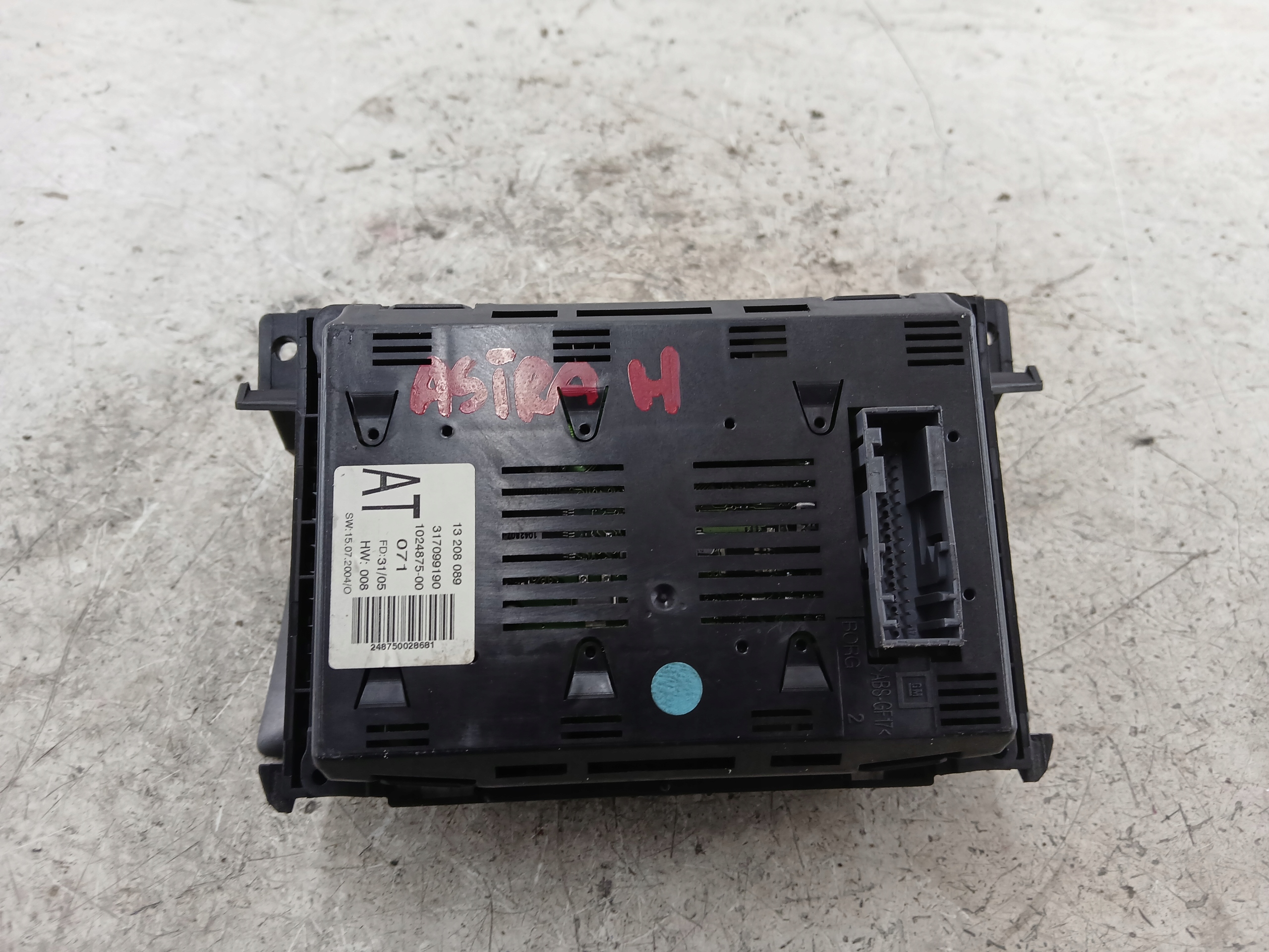 OPEL ASTRA III H Display RADIA 13208089