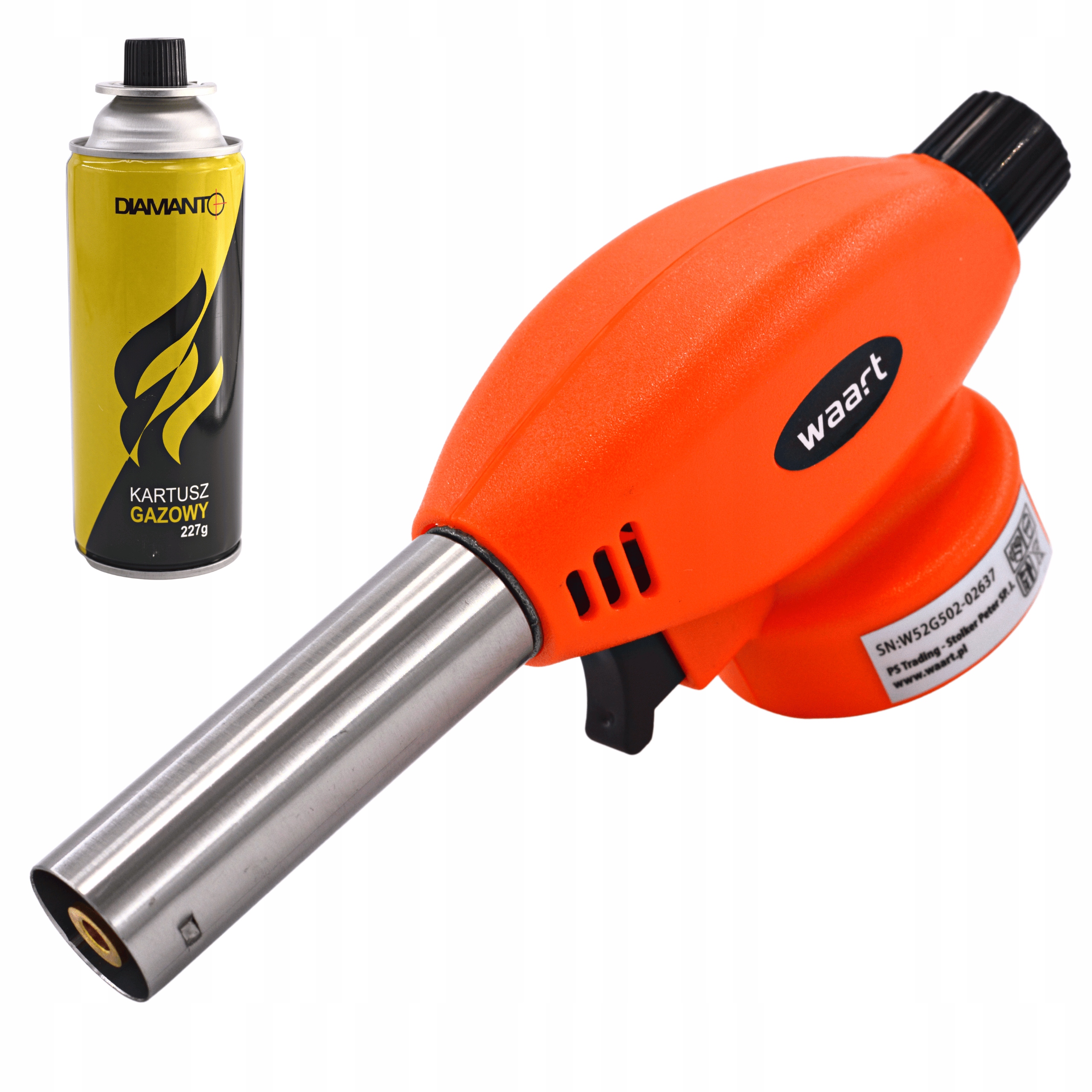 

Palnik Gazowy Lampa Lutownicza Zapłon Piezo Gaz