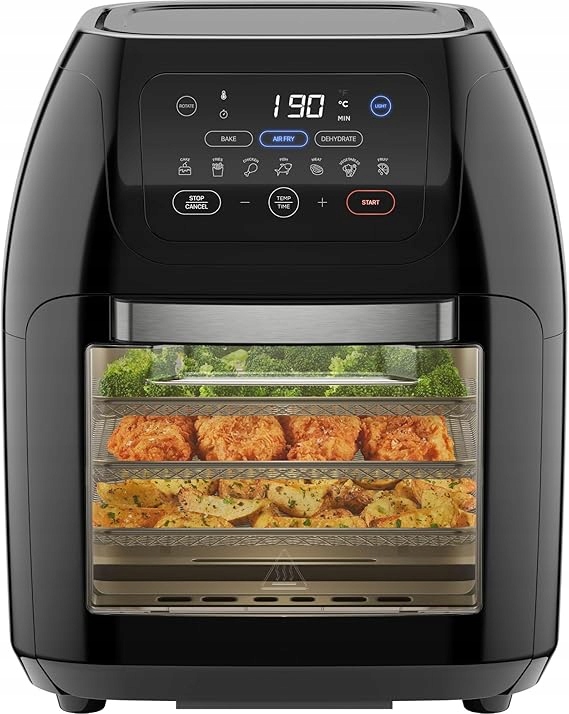 Fritéza Chefman Rotisserie Air Fryer 1800W 10L Rotačná