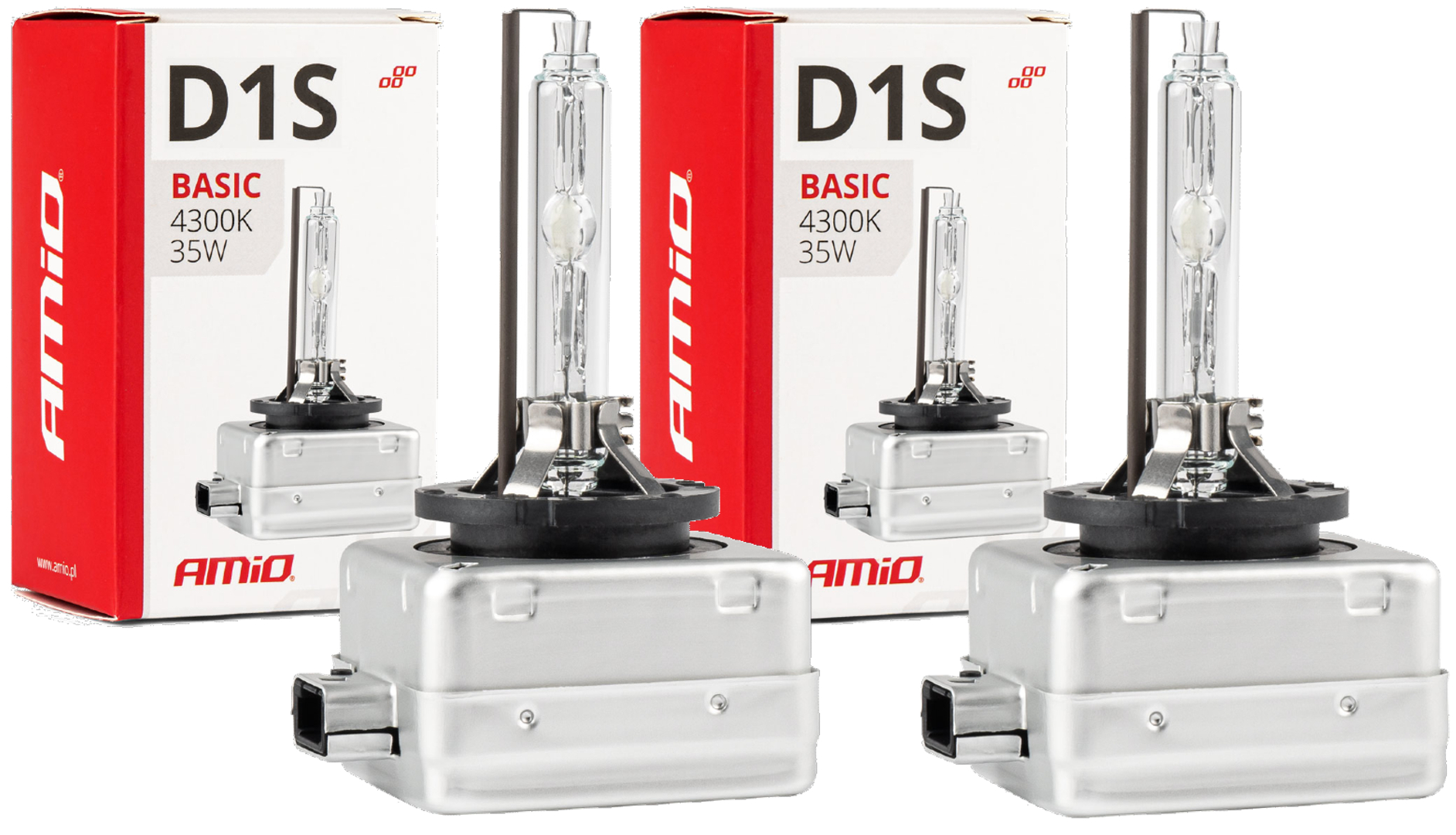

Żarniki D1S 4300K Xenon Amio Basic