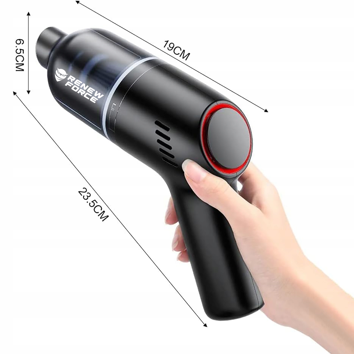 ODKURZACZ SAMOCHODOWY BEZPRZEWODOWY RĘCZNY HEPA Producent inny