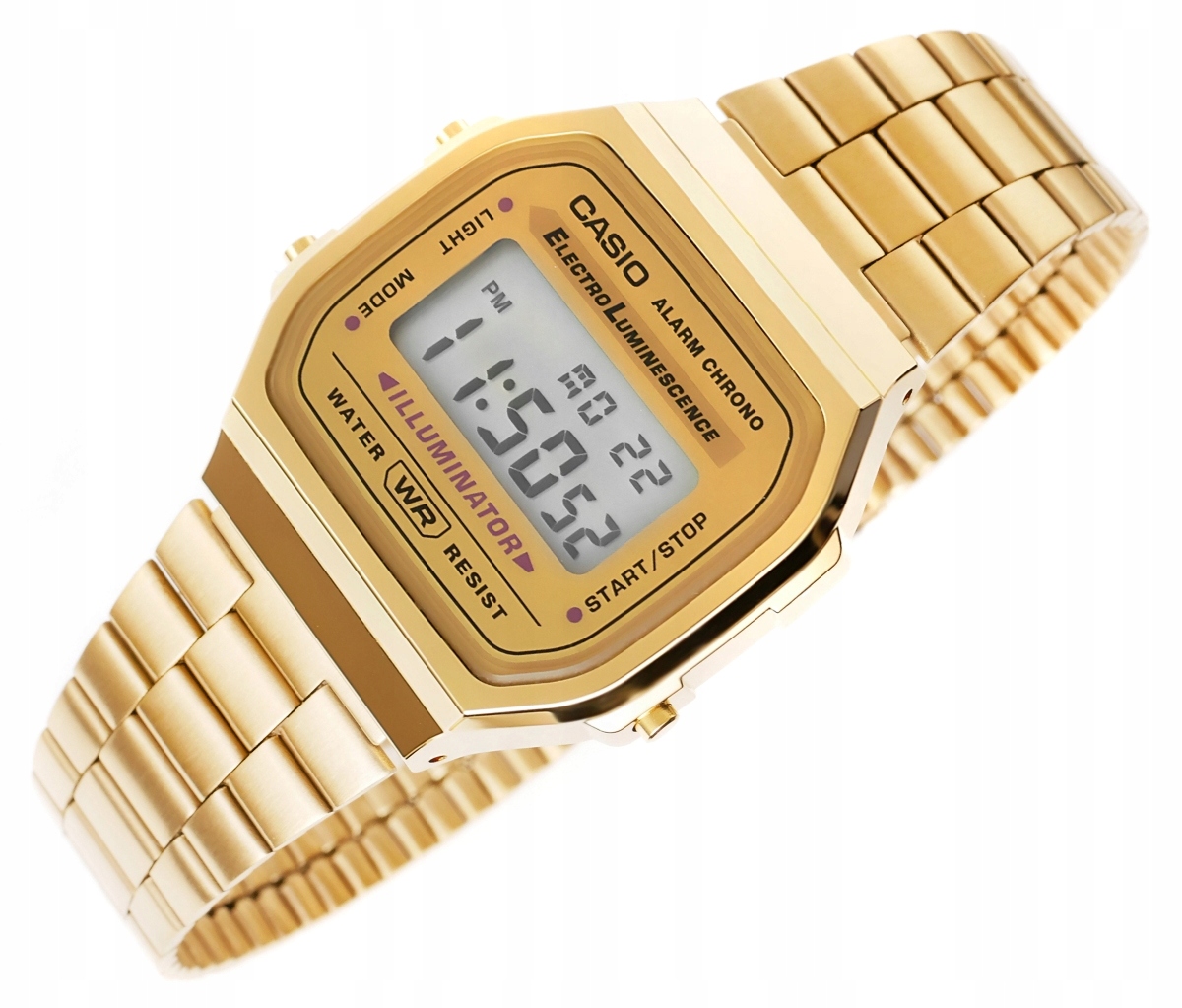 „Zlaté“ hodinky Casio Vintage A168WG Retro Gwar.3+3L Zibi