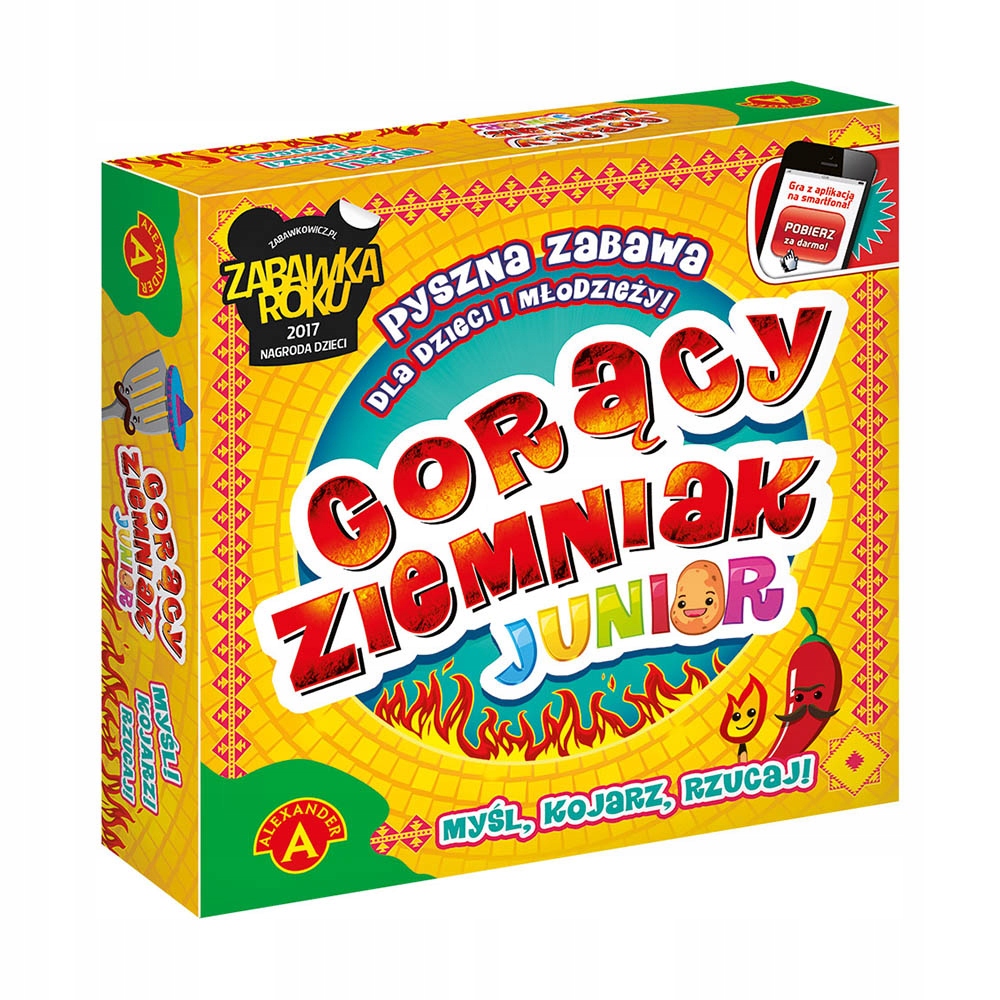 

Gorący Ziemniak Junior Gra Planszowa Zabawa 4+