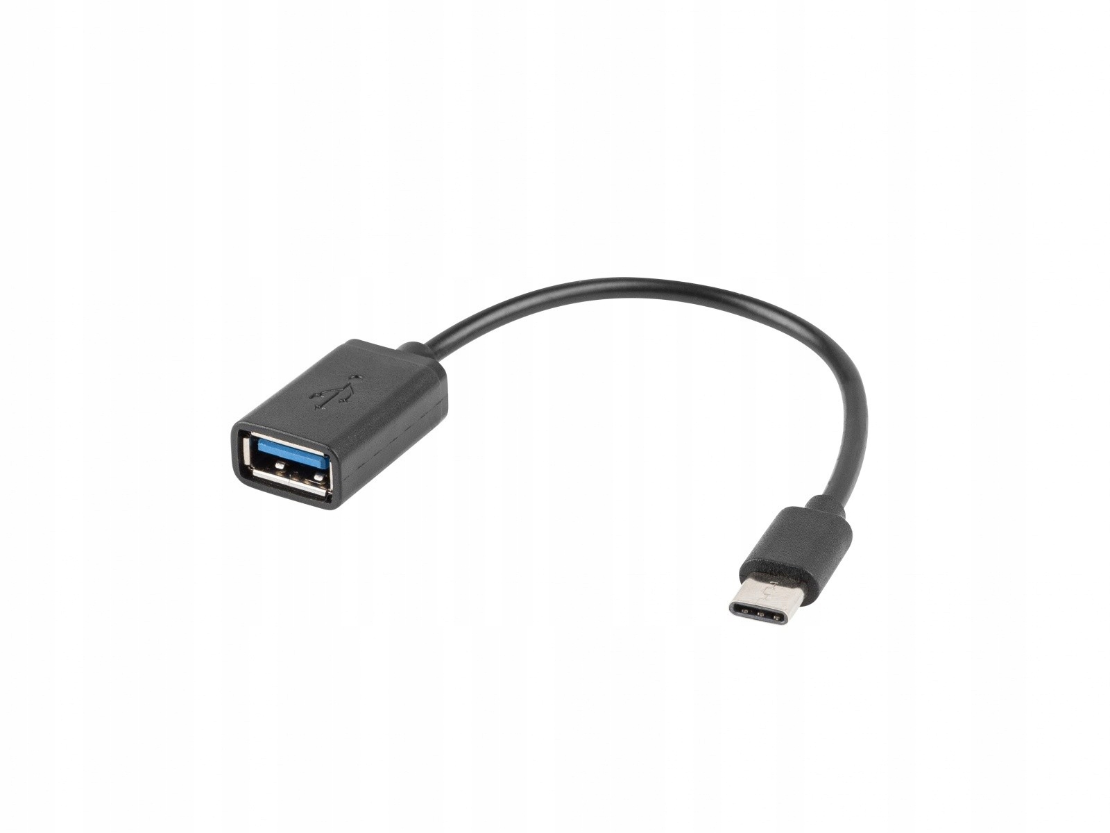 Lanberg Adapter Usb C(m)-usb-a (F)2.0 0.15M Otg Czarny