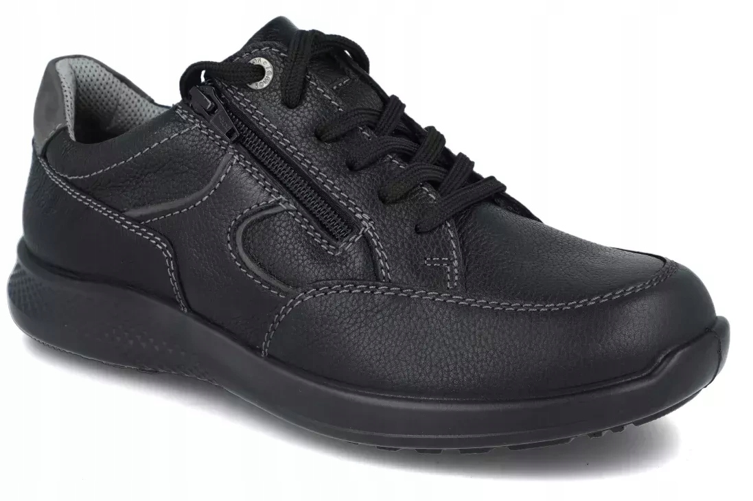 Pánské široké polobotky Jomos 322427 kožené, velikost M R39