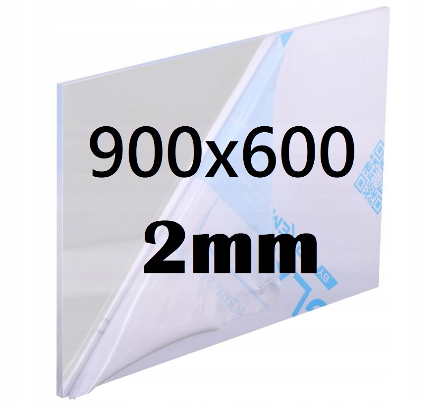 

Bezbarwna płyta Pleksi akrylowa wymiar 900x600x2mm