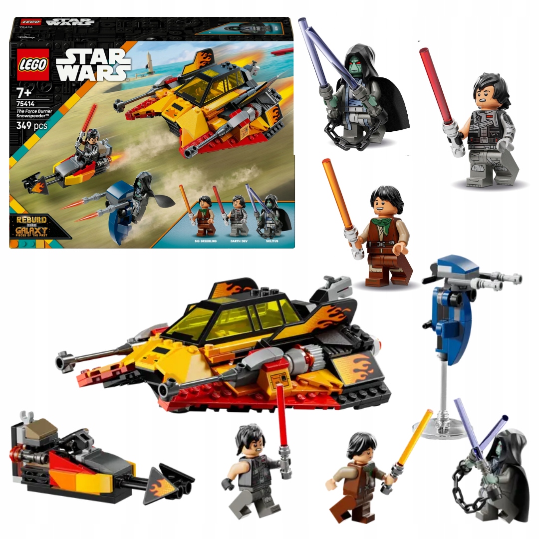 Lego Star Wars Plamenný sněžný vrtulník pro děti 75414