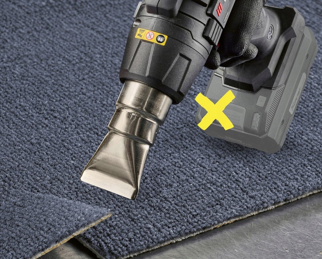 Opalarka akumulatorowa Parkside PPHLGA 20-Li A1 500°C 20 V akcesoria Moc 0 W