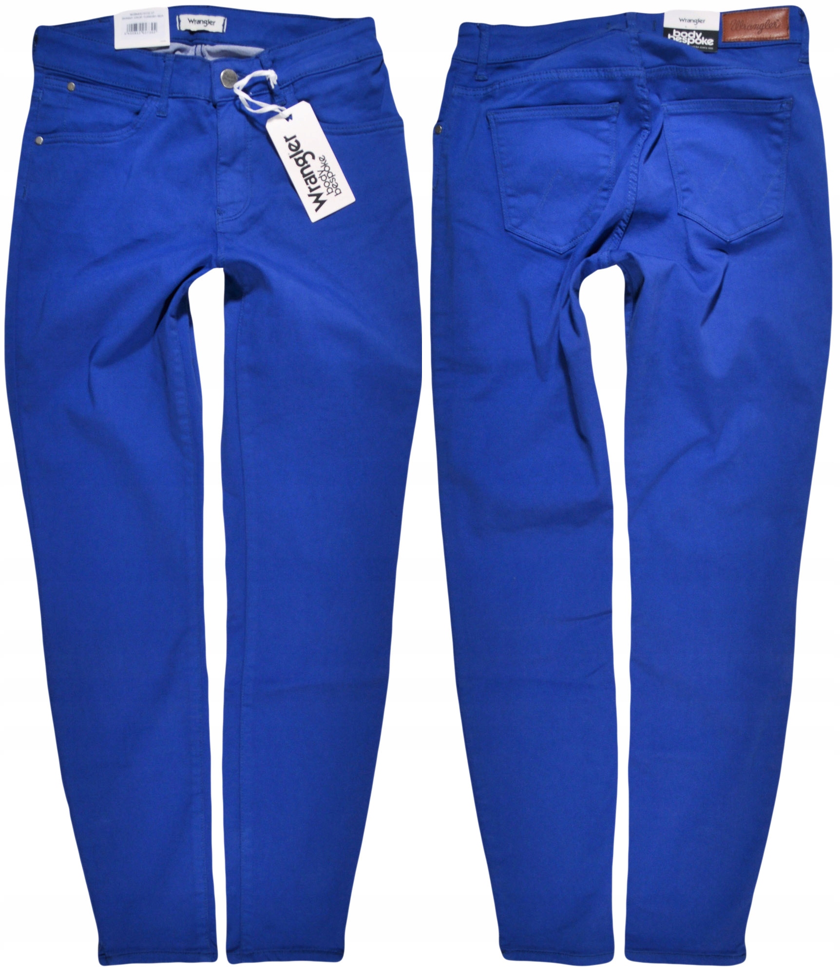 Wrangler kalhoty regular modré Skinny Crop W25 L32