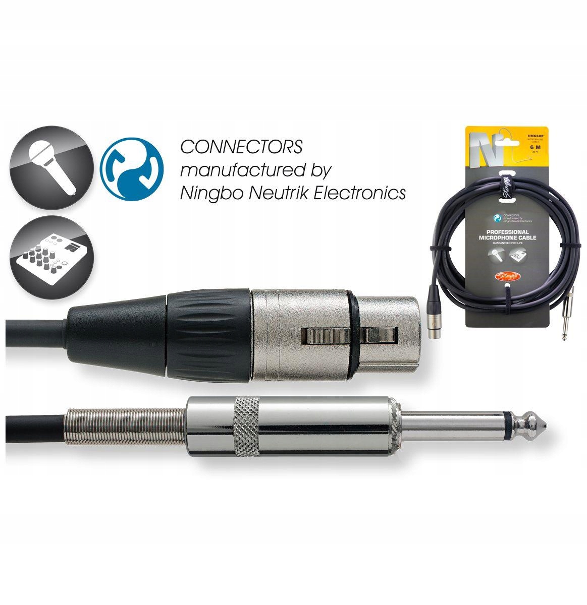 Stagg Nmc 6 Xp kabel mikrofonowy 6m