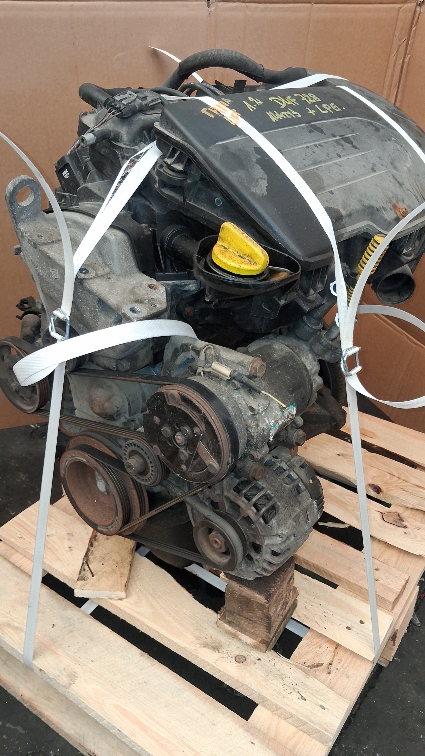 engine 1.2 16V TCE D4F728 complete RENAULT THALIA PEWNIAK DO MONTAZU +LPG