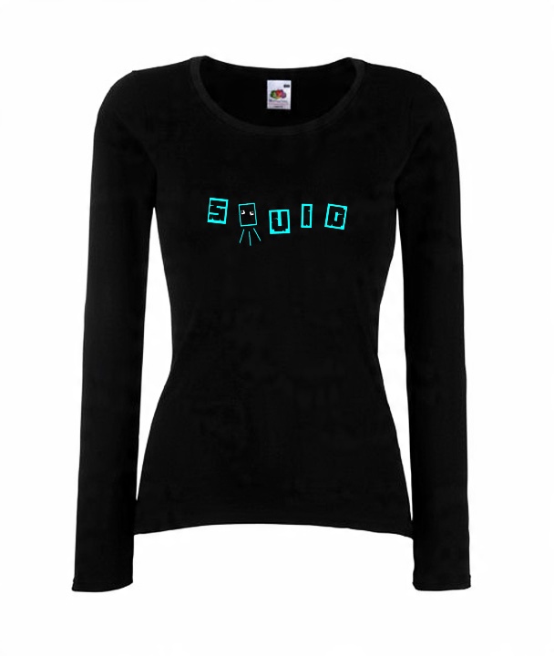 

XL Long Bluzka Damska Squid Game Serial Gra Wzory