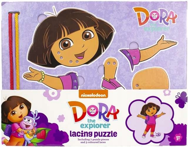 

Układanka Puzzle Sznurowanka Dora Poznaje Świat