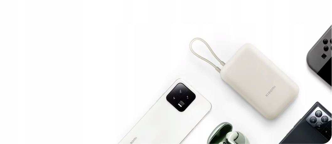 XIAOMI Power Bank 10000mAh Szybkie Ładowanie 3 Urządzenia — miniatura 7