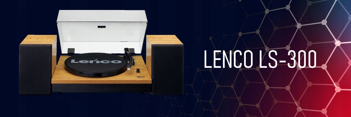 Gramofon Lenco LS-300 Bluetooth AUX DREWNO 2 GŁOŚNIKI IGŁA AUDIO-TECHNICA Kolor inny