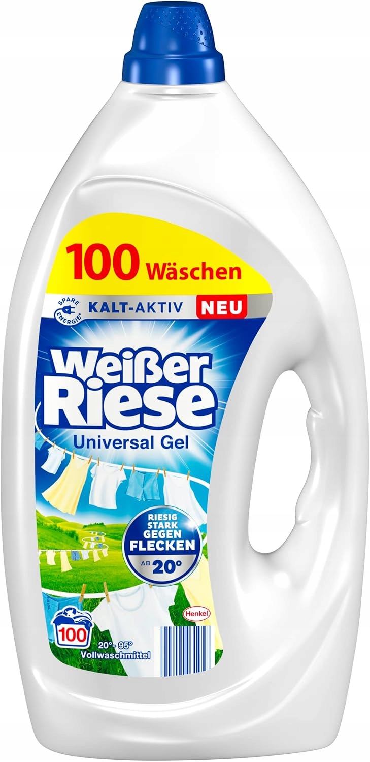 Levně Weisser WeiBer Riese Universal Gel 100 p 4,5 l gel na praní bílého prádla De