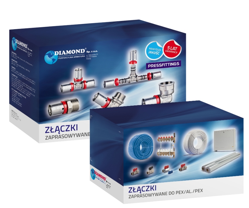 KOLANO REDUKCYJNE ZAPRASOWYWANE PEX ALUPEX FI 20x16 MOSIĄDZ DIAMOND Typ kształtka