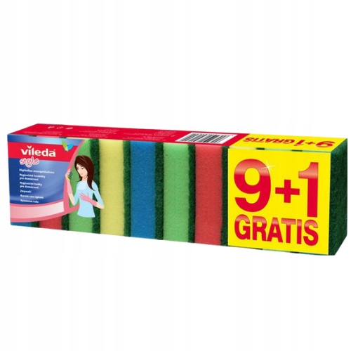 

Vileda zmywak gąbki do naczyń 10 szt.