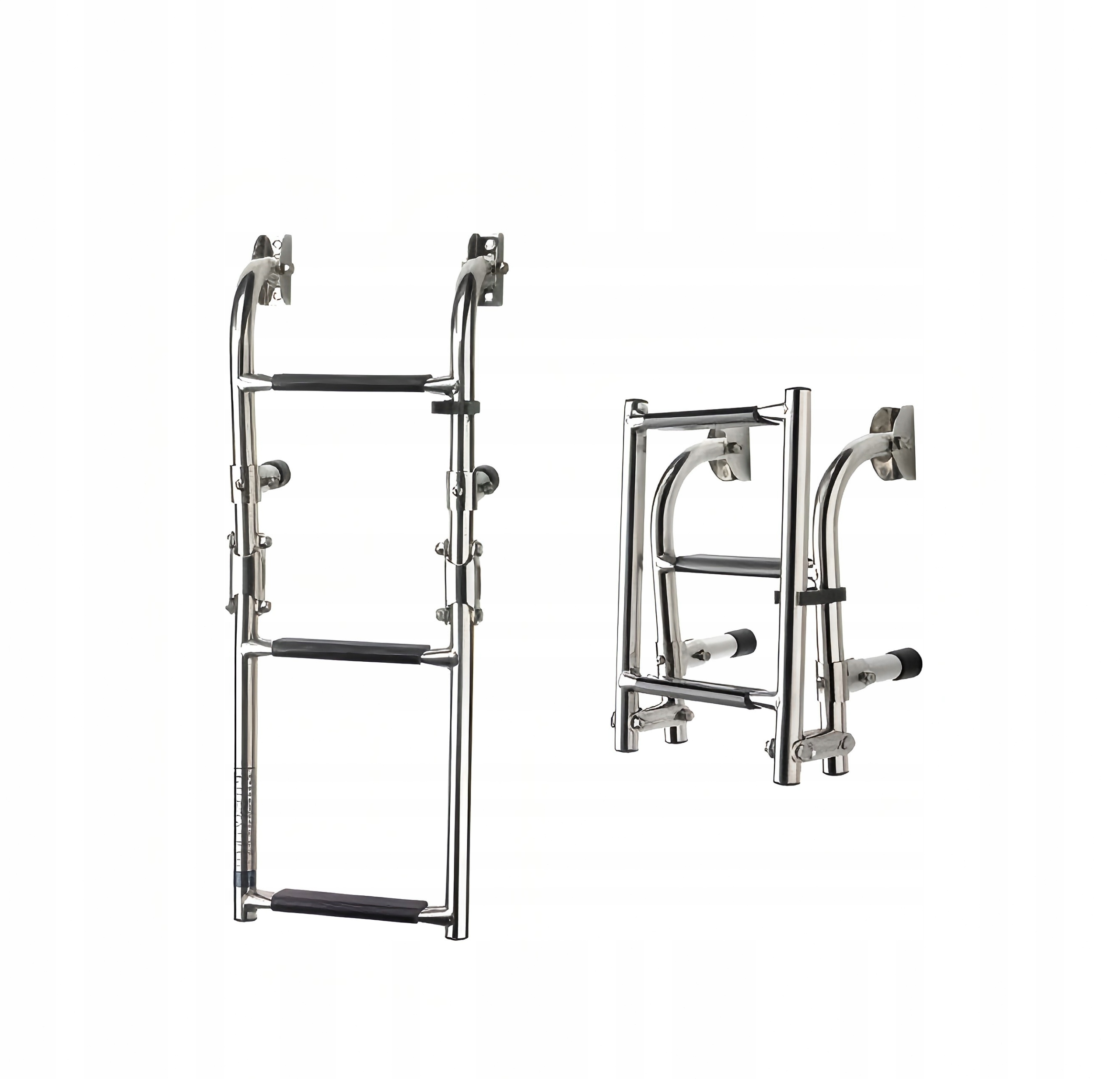 Žebřík 2+1 Skládací, Nerezový