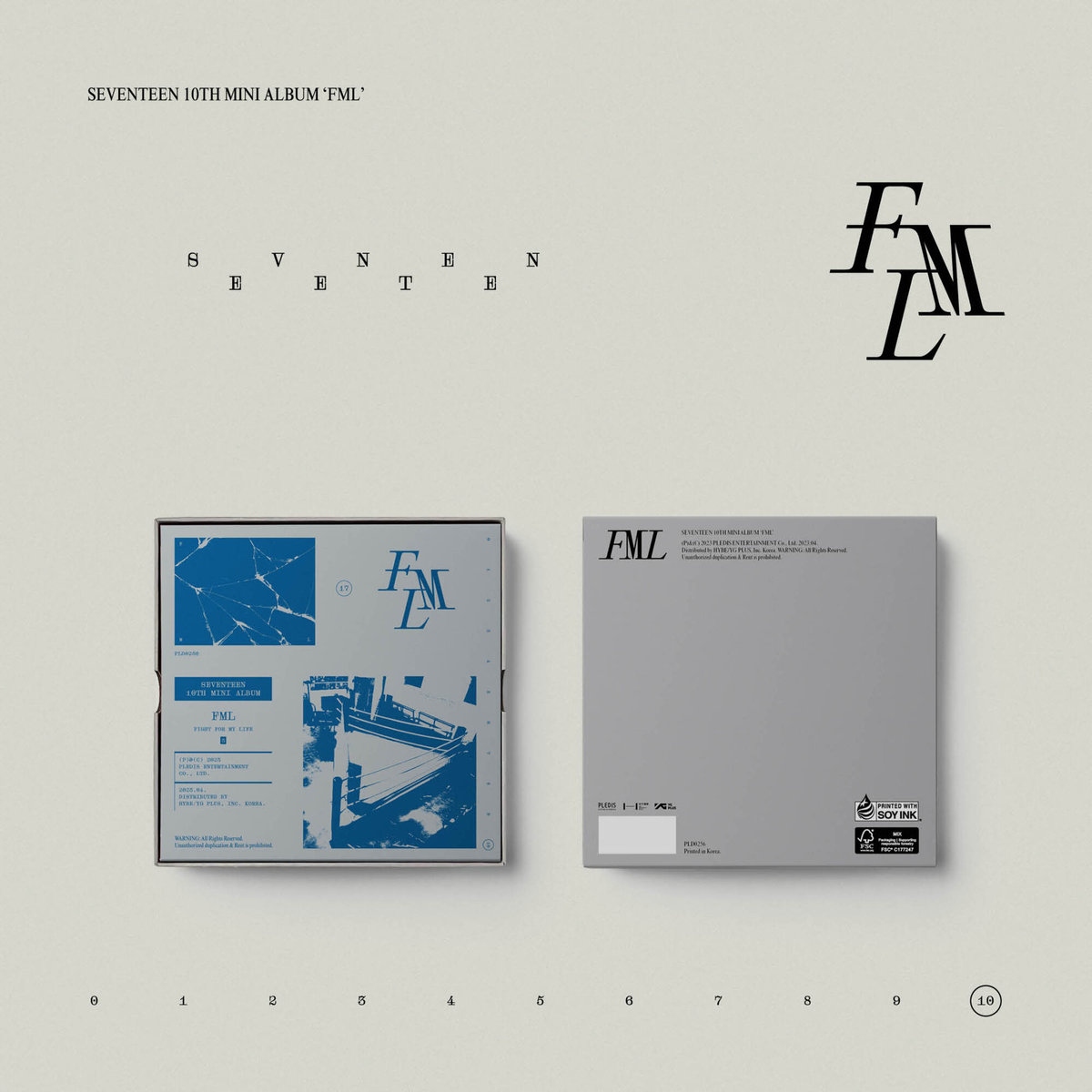 Seventeen Fight For My Life CD 10th Mini Album Fml