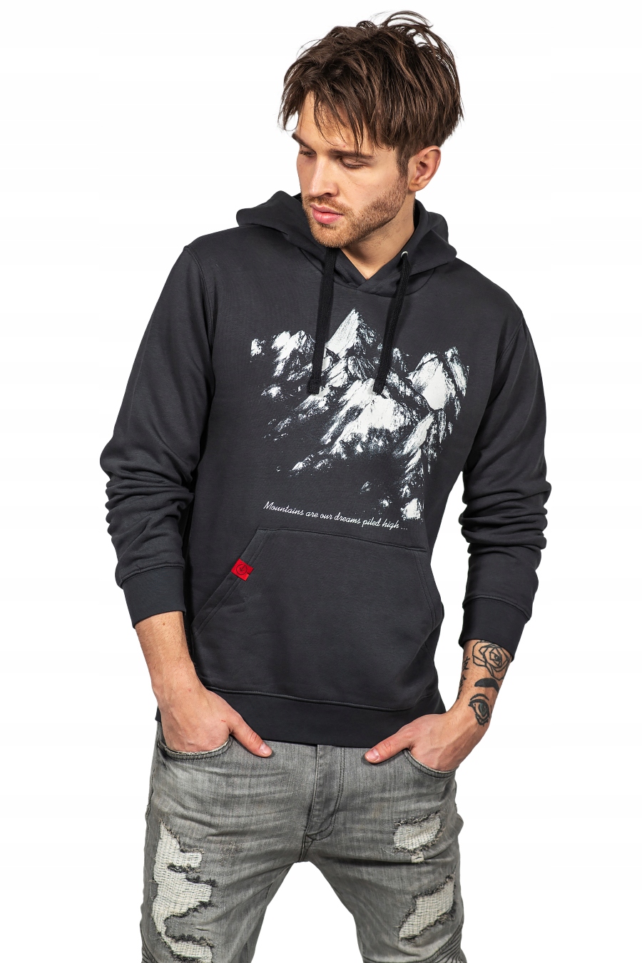 Mikina s klokaní kapsou Underworld unisex Mountains