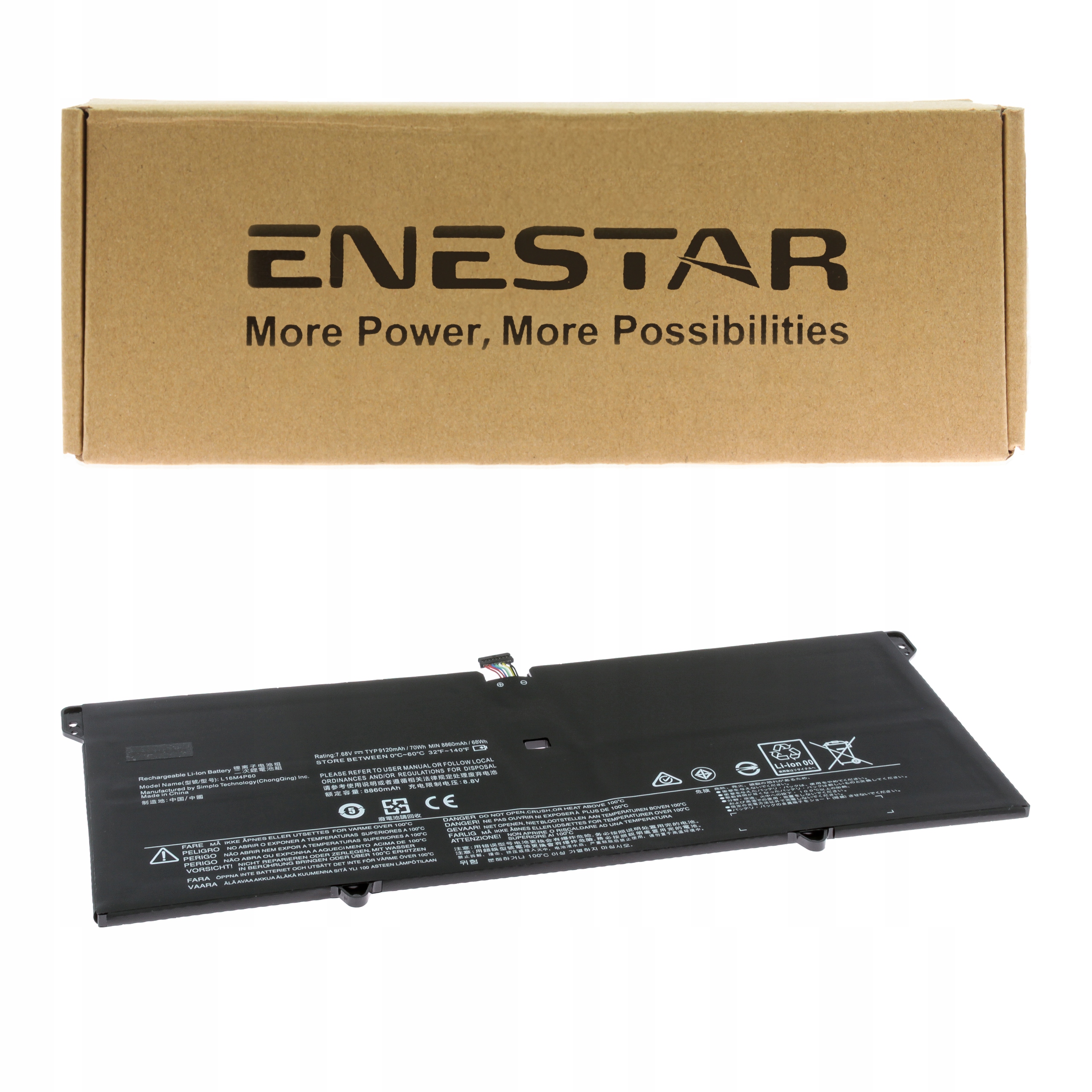 Premium bateria do Lenovo 920-13IKB8860 Yoga 920 920-13IKB 80Y7008RSP