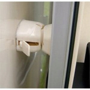 Zatrzask drzwi przyczepy angielskiej blokada Biała Numer katalogowy części 59073