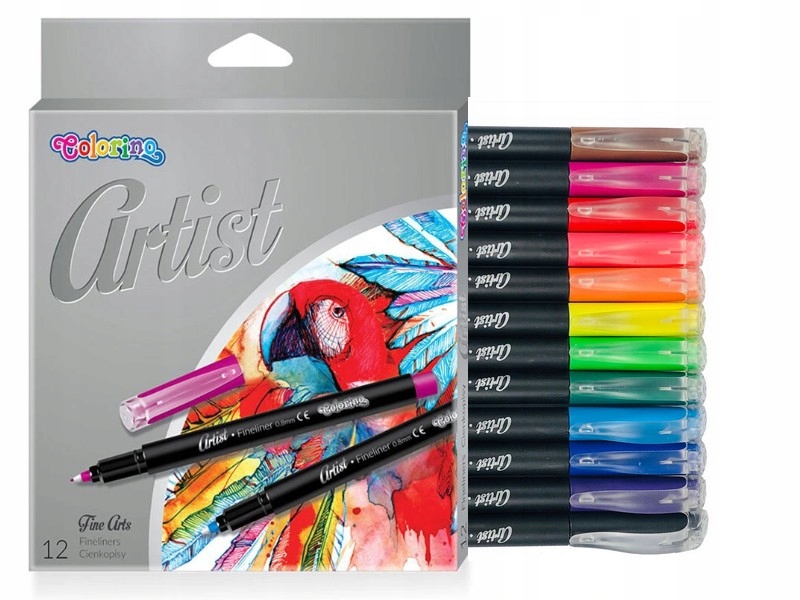 COLORINO ARTIST CIENKOPIS ZESTAW 12 KOLORÓW 92449