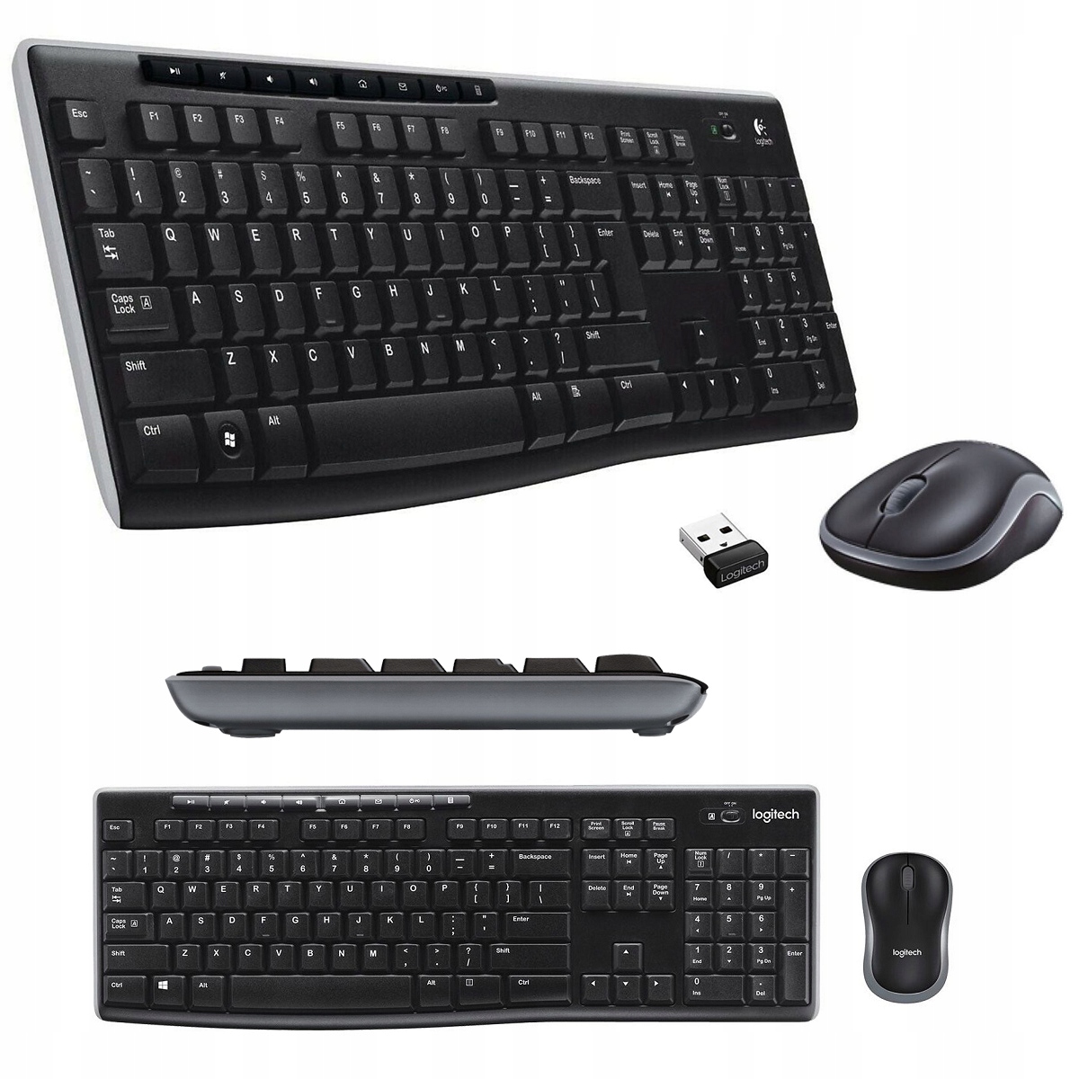 Zestaw klawiatura i mysz Logitech Wireless Combo MK270