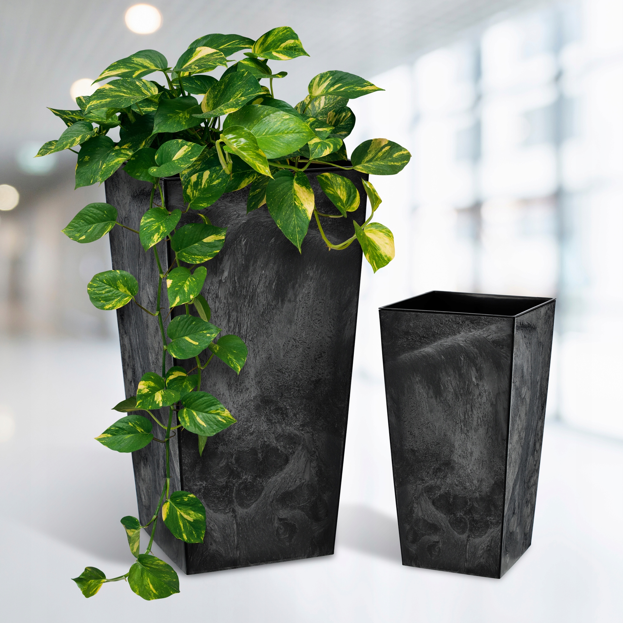 DONICZKA DONICA NA KWIATY 57cm OSŁONKA Z WKŁADEM WYSOKA KWIETNIK Marka Kadax