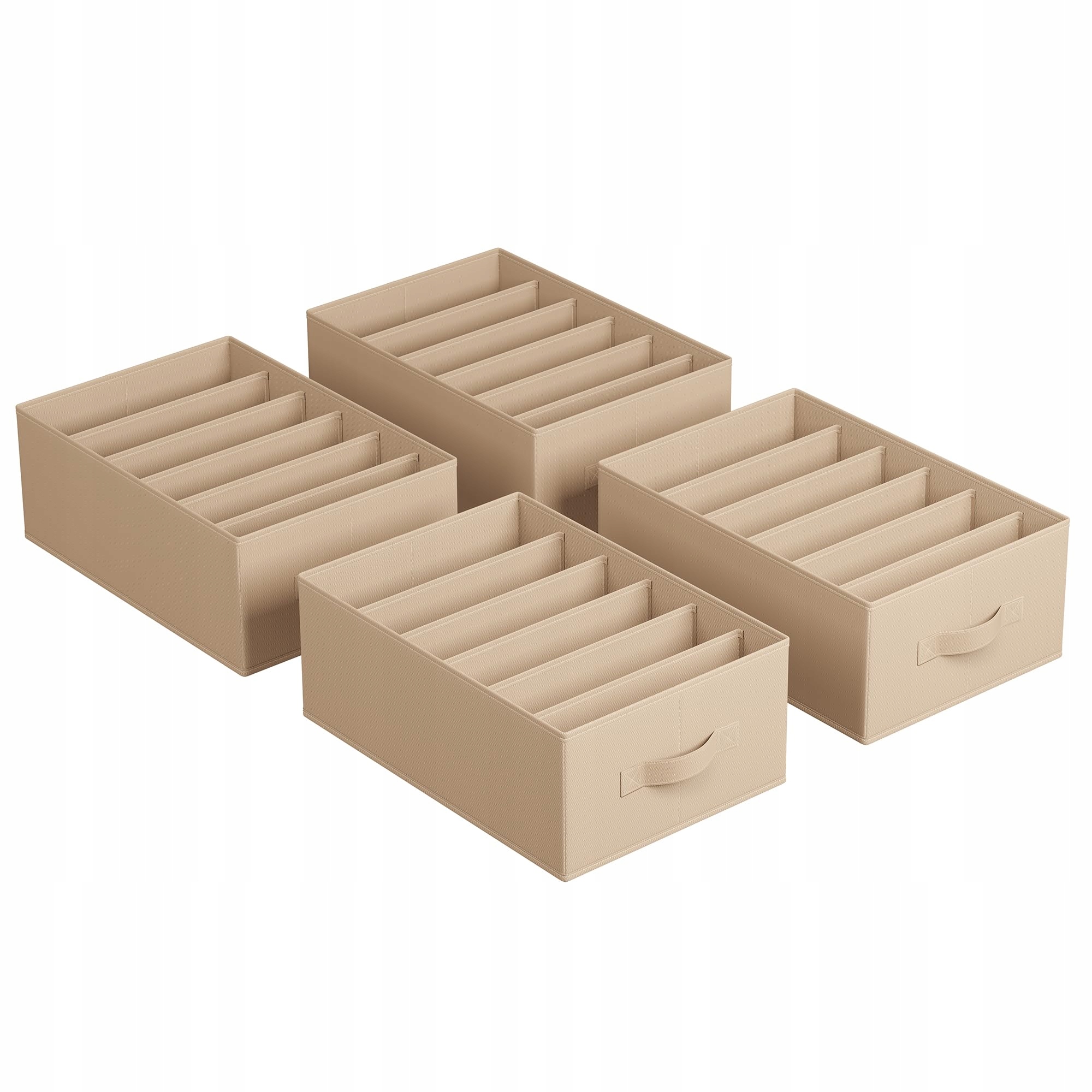 Krabice Songmics 4 kusy 42x30x17 cm pro skladování skládacího oblečení