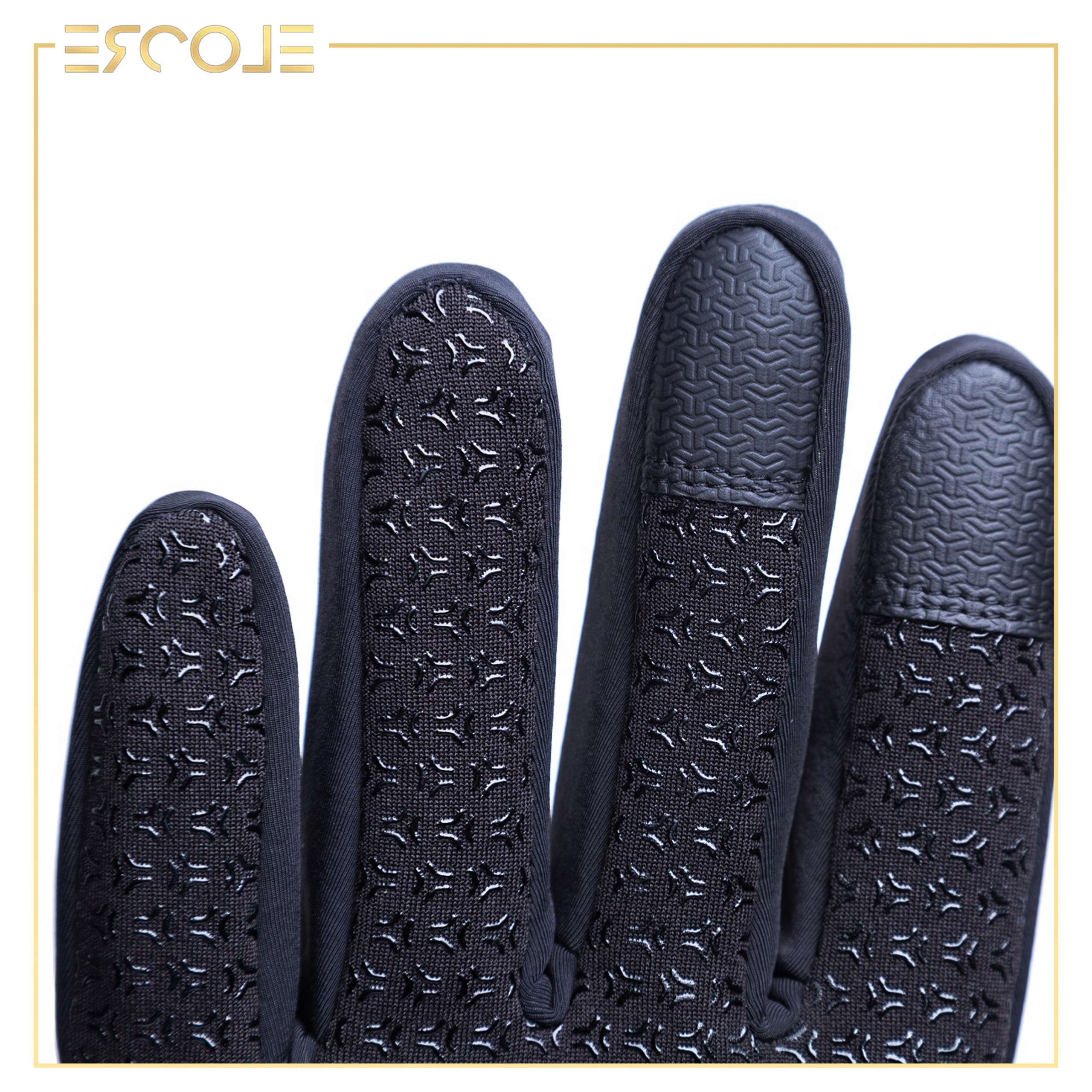 Rękawiczki dotykowe wodoodporne ocieplane odblask Kod producenta R0061_CZARNE_XL