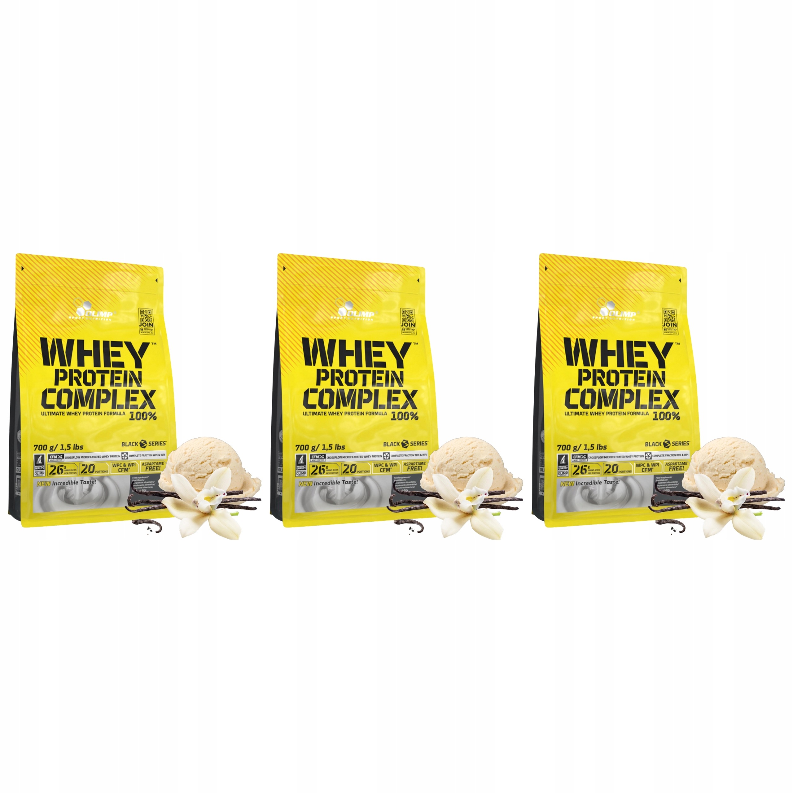 3x Protein Whey Protein Complex 100% izolát Koncentrát 700 g Olimp