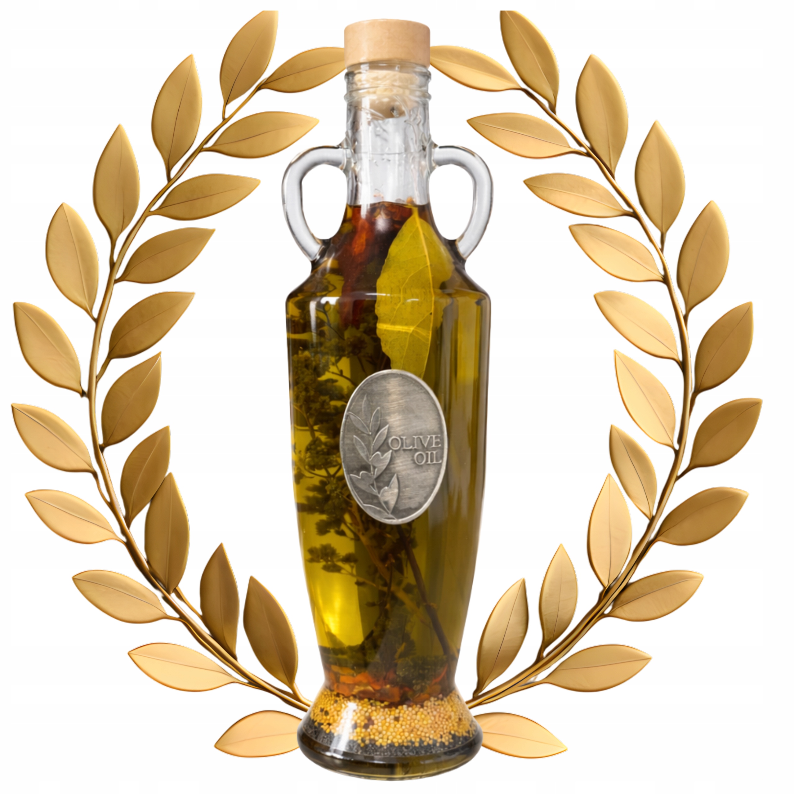 Levně Extra Panenský Řecký Olivový Olej 500 ML Penelope S Přídavkem Bylin A Koření